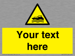 Custom Warning motorised watercraft